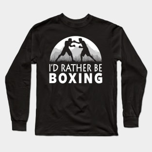 BOXING SHIRT - T SHIRT FOR BOXERS - SPARRING TSHIRT Long Sleeve T-Shirt